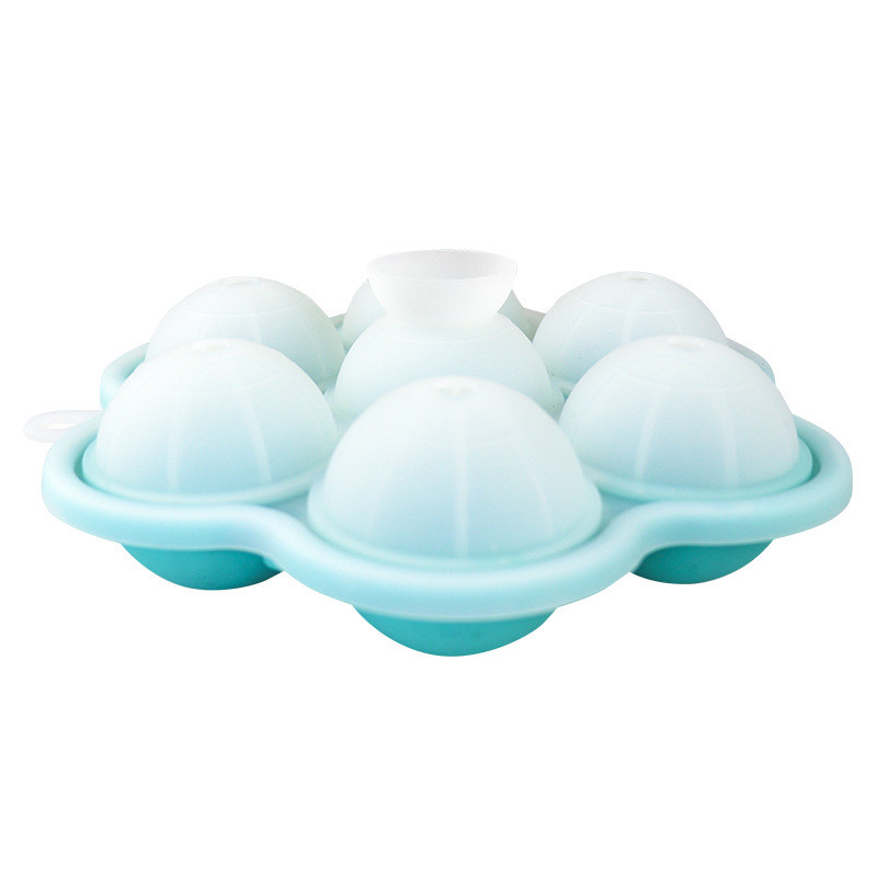 Ice Ball Maker, TINANA Reusable 2.5 Inch Ice Cube Trays, Easy Release Silicone Round Ice Sphere Tray With Lids & Funnel For Whiskey, Cocktails &