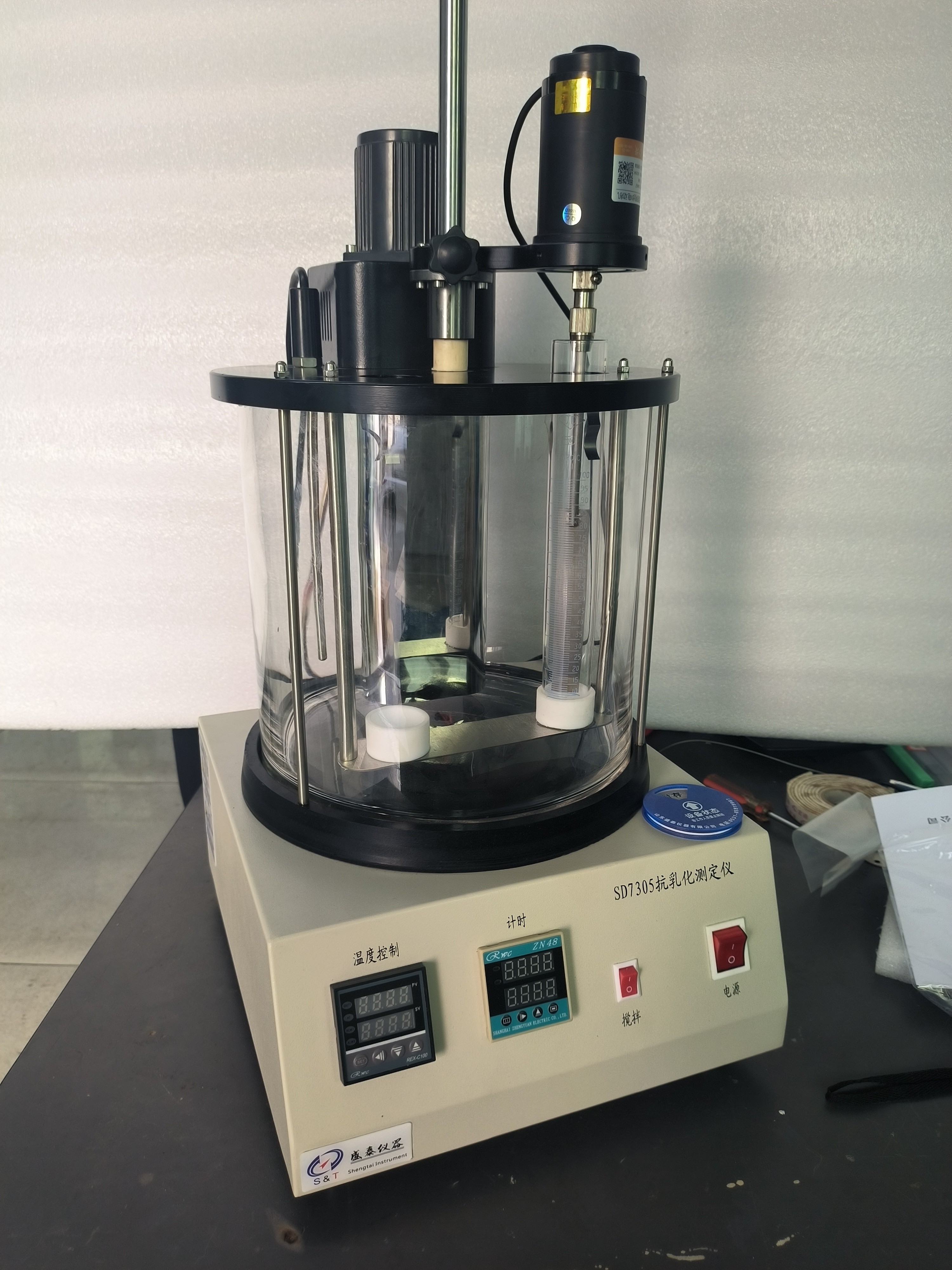 Lubricating Oil And Grease Antifreeze Manual Oil Demulsibility Tester Gear Oil ASTM D1401