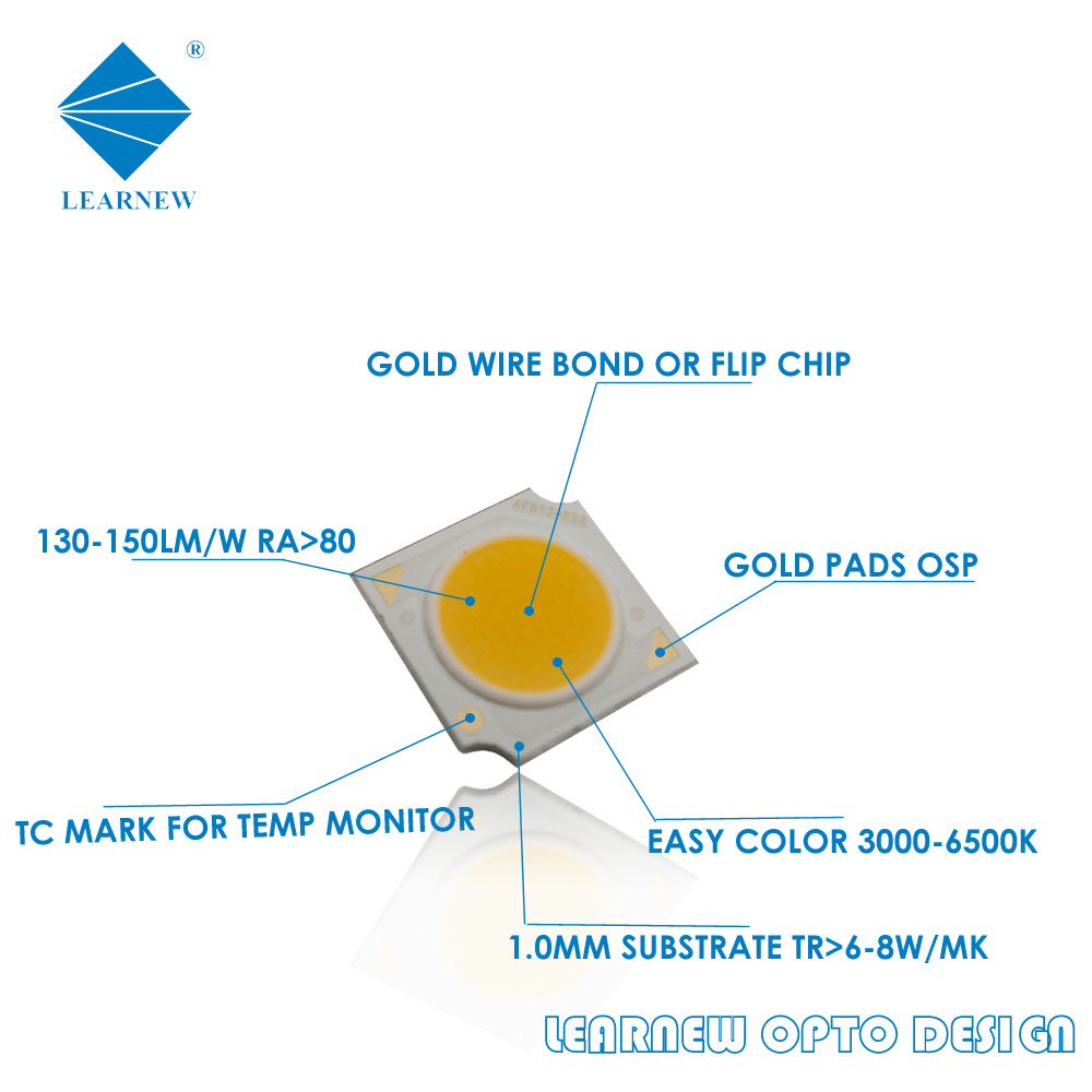 High efficiency 120-140lm/w 1414 series flip chip cob led 3000K high cri 90 EPISTAR chip