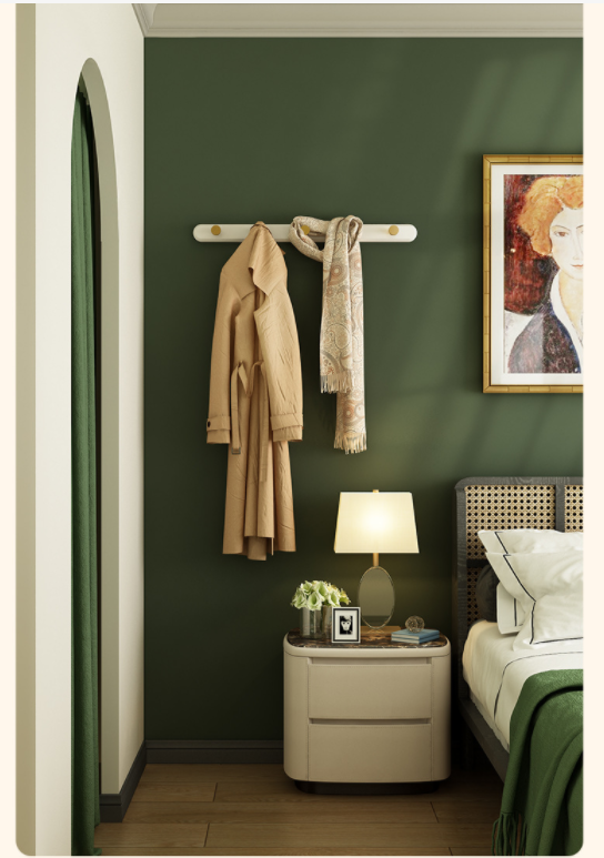 Heavy-Duty Clothes Hook Decorative Wall Mounted Clothes Hanger Decorative Hook Rack