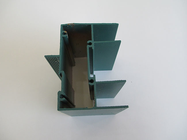 Green Powder Coating Aluminum Extrusion Profiles T5 State For Furniture