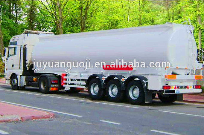 Widely Used Aluminum Alloy Stainless Steel Liquid Milk Tanker Beer Tanker Semi Trailer Truck