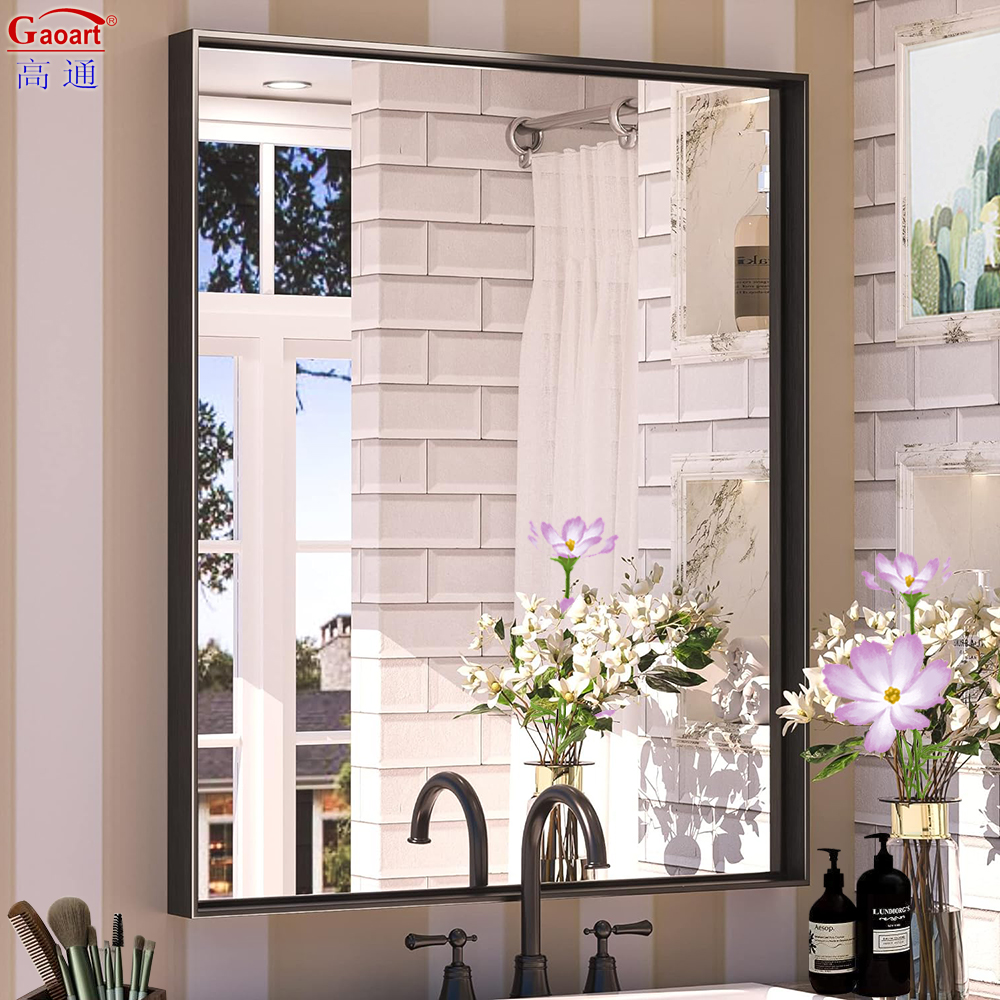 Home Wineshop Bathroom Decorative Nordic Modern Magic Plain Large Glass Wall Mirror