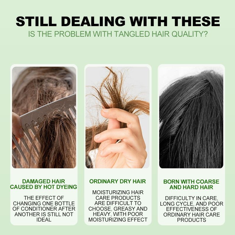 Anti Breakage Hair Treatment Cream For Damaged Hair , Split Ends Hair Cream 300ml