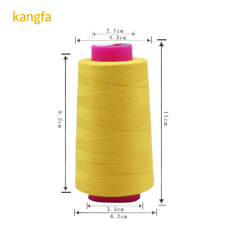 High Level 5000yds 40/2 100% Spun Polyester Sewing Thread for Machine Sewing Supplies