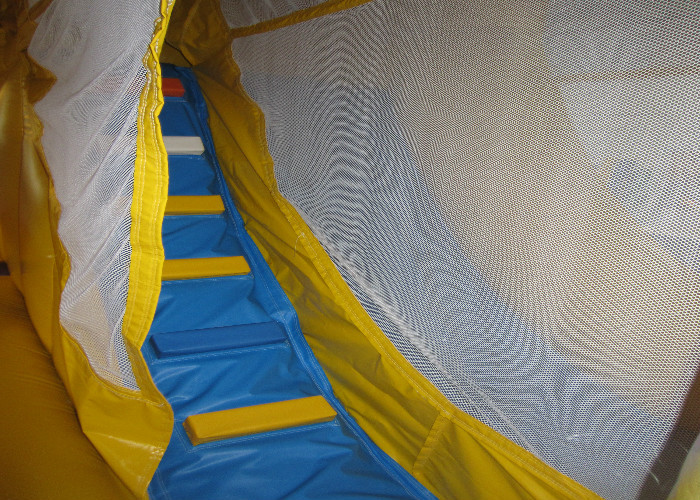 Waterproof Funny Inflatable Jump House 5 X 5m , Kids Bounce House Silk Printing