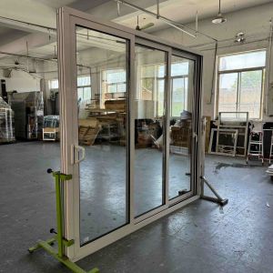 Security System Function Alumimum Sliding Glass Door With Custom Design And