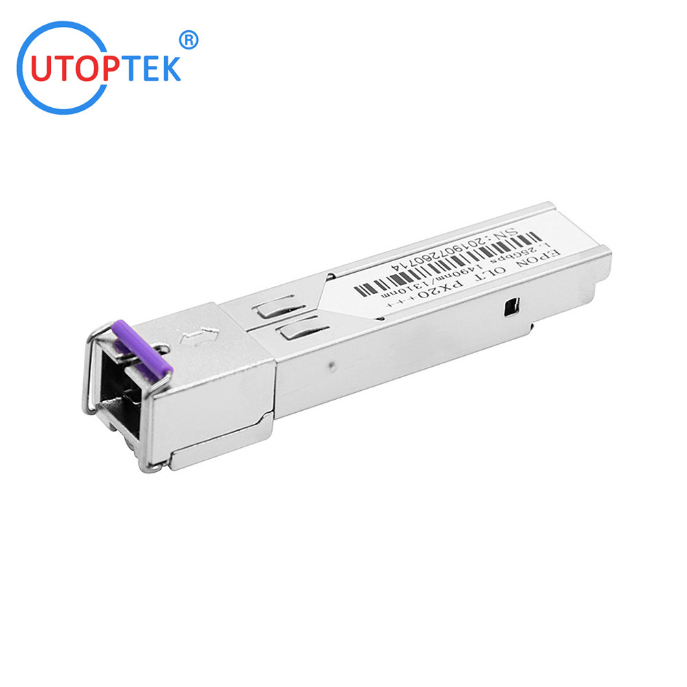 EPON OLT PX20+++ 1.25Gbps SFP Tx1490nm/Rx1310nm Single SC 20km optical SFP transceiver module
