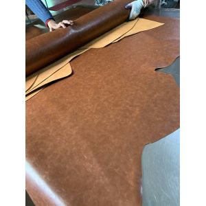 Mirrow Face Artificial Leather Fabric Tie Dyed Pattern Width 55" synthetic