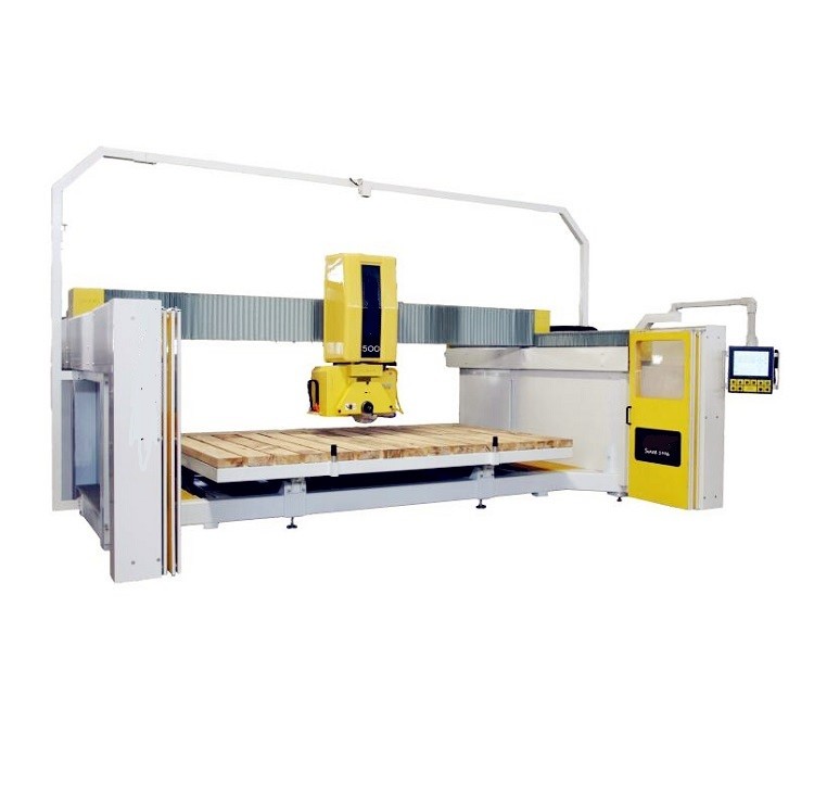Granite CNC Stone Cutting 5 Axis Bridge Saw Machine