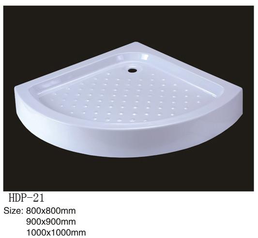 Acrylic shower tray, shower basin,acrylic shower base HDP-21 900X900,800X800