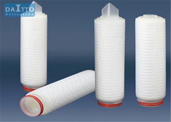 Efficient Polypropylene Pleated Filter Cartridge Wide Chemical Compatibility