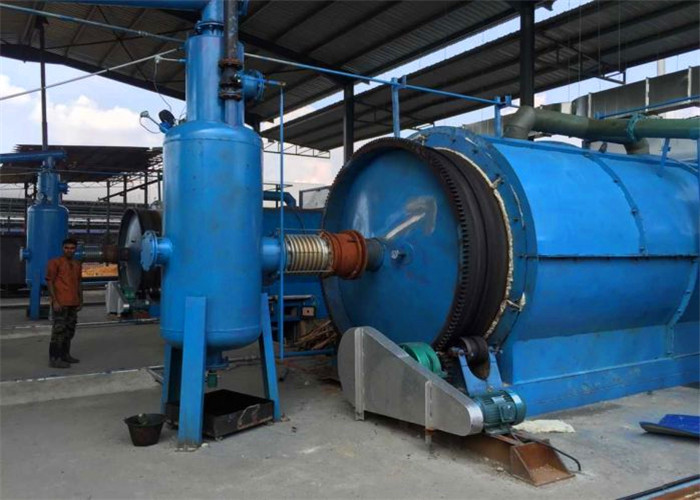 30 Ton Per Day Full Continuous Waste Rubber Tyre Pyrolysis Oil Plant