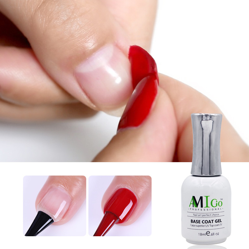 Amigo Gel Nail Polish Set Formaldehyde-Free Long Lasting Nail Lacquer For DIY Manicures