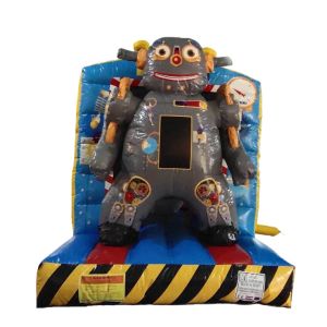 Customizable Inflatable Obstacle Course with Quadruple Stitching and Fireproof