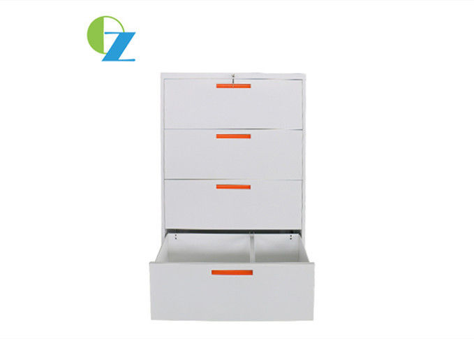 Cold Rolled Steel Office Lateral File Cabinets With 4 Drawers Modern Design 2