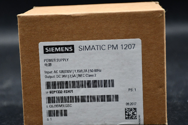 Siemens SIMATIC S7-1200 Switch Mode DIN Rail Power Supply 85 → 132V ac Input, 24V dc Output, 2.5A 60W