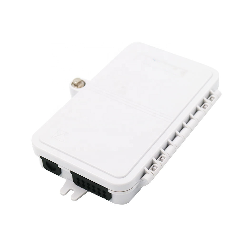 1*8 PLC Splitter 12 Cable Entrance FTTH Optical Fiber Distribution Box