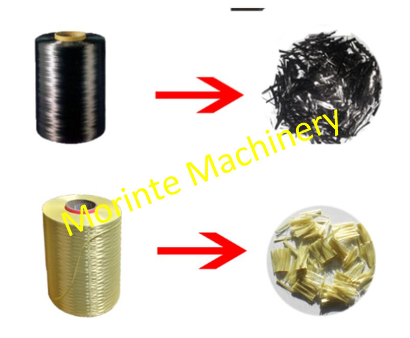High efficiency carbon fiber cutting machine carbon fiber chopping 1-6mm size