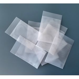 7 Mm Flap Pinch-to-Open Design Nylon Biopsy Bags Folded Bottom Mesh Size 150