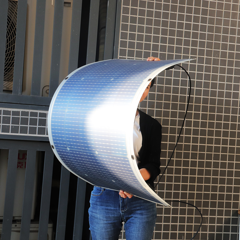 200W Flexible Monocrystalline Solar Panel 5.95A With High Solar Cell Efficiency