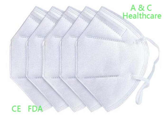White Kids Surgical Mask With Elastic Earloop Children'S Disposable Face Masks