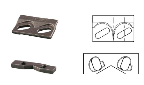 Crane rail clamp 21 150
