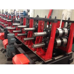 Automatical C U Purlin Roll forming Machine With Servo Feeding and Punching