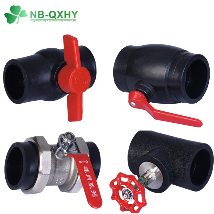 OEM China HDPE Water Pipe Fitting PE Buttfusion Socket Ball Valve