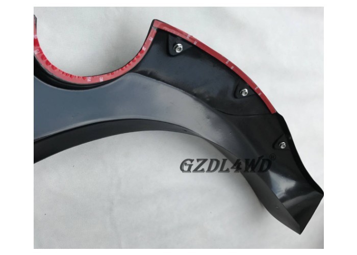 Mazda BT 50 Body Kit 4x4 Wheel Arch Flares Replacement Auto Car Textured Black
