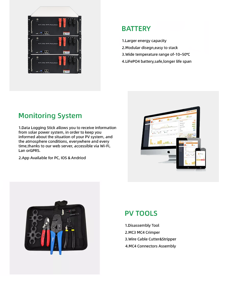5kW To 40kW Solar Energy Storage System For Commercial With Battery And Inverter