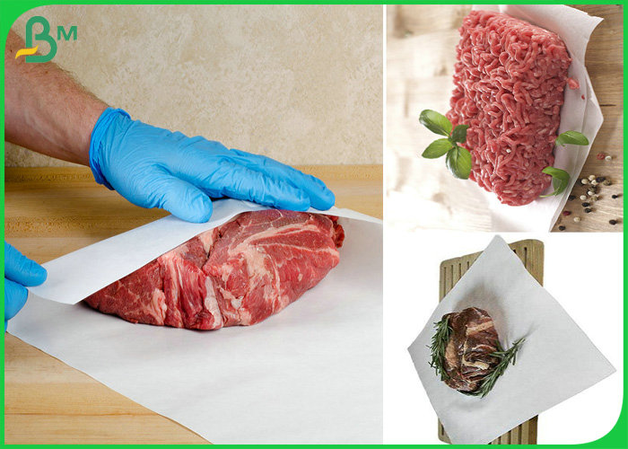 Pure Natural 70gsm + 10g PE Coated White Butcher Paper For Wrapping Meat