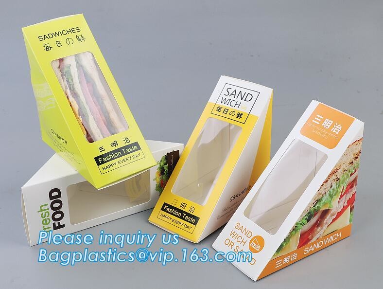 Wholesale custom Paper Cookies packing Cake Box with PVC window,Wholesale Plastic Square Birthday Wedding Packaging Clea
