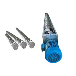 U Shape Viscous Material Use Sludge Screw Conveyor WLS Type