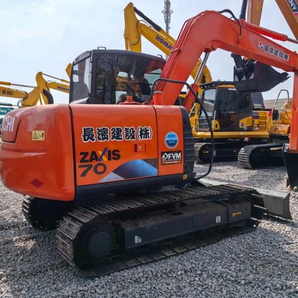 0.67 Tons Compact Used Excavator Hitachi ZX70 Crawl Excavator 0.33m3 Bucket