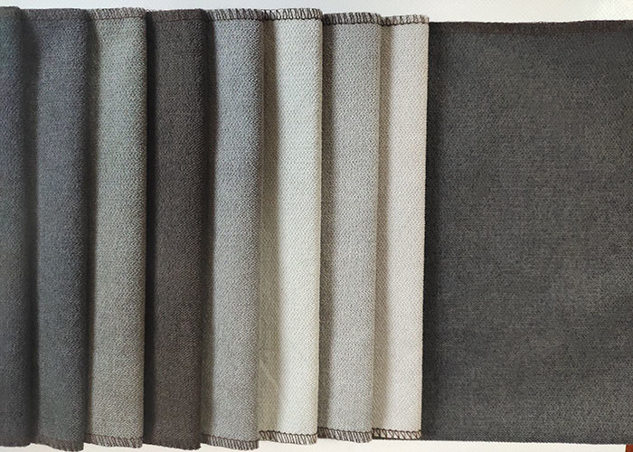 145cm Plain Sofa Fabric Blackout Grey Microfiber Upholstery Fabric