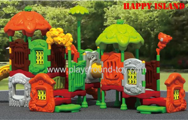 Plastic Kids Outdoor Adventure Playgrounds Toy , Outdoor Playground Toys For