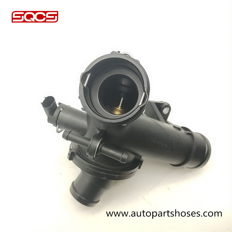 W204 Engine Cooling Thermostat Housing For Mercedes Benz C200 C300 6512000615