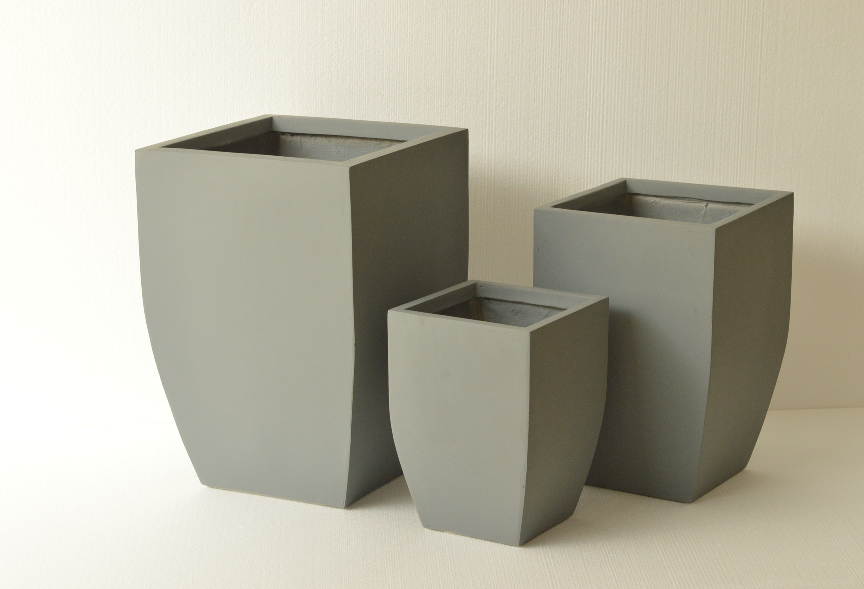 Fiber Clay Flower Pot Small Size Bowl Planter Box For Indoor Outdoor Home Garden