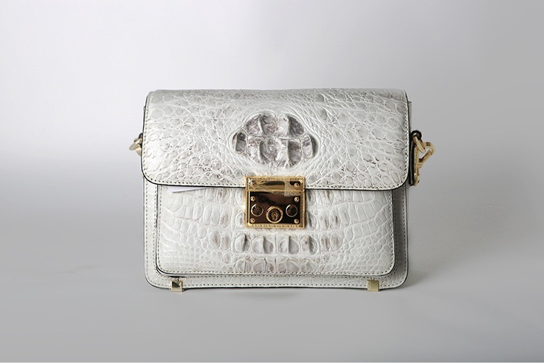 Genuine Crocodile Skin Women Sling Bag Authentic Exotic Alligator Leather Lady Single Shoulder Bag Female Small Purse