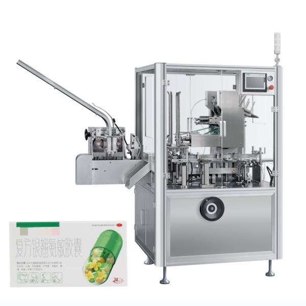 Pharmaceutical Tablet Capsule Softgel Blister Vertical Automatic Cartoning