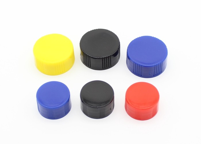 13mm 18mm 24mm Plastic Screw Covers Customized Color For Screw Vials