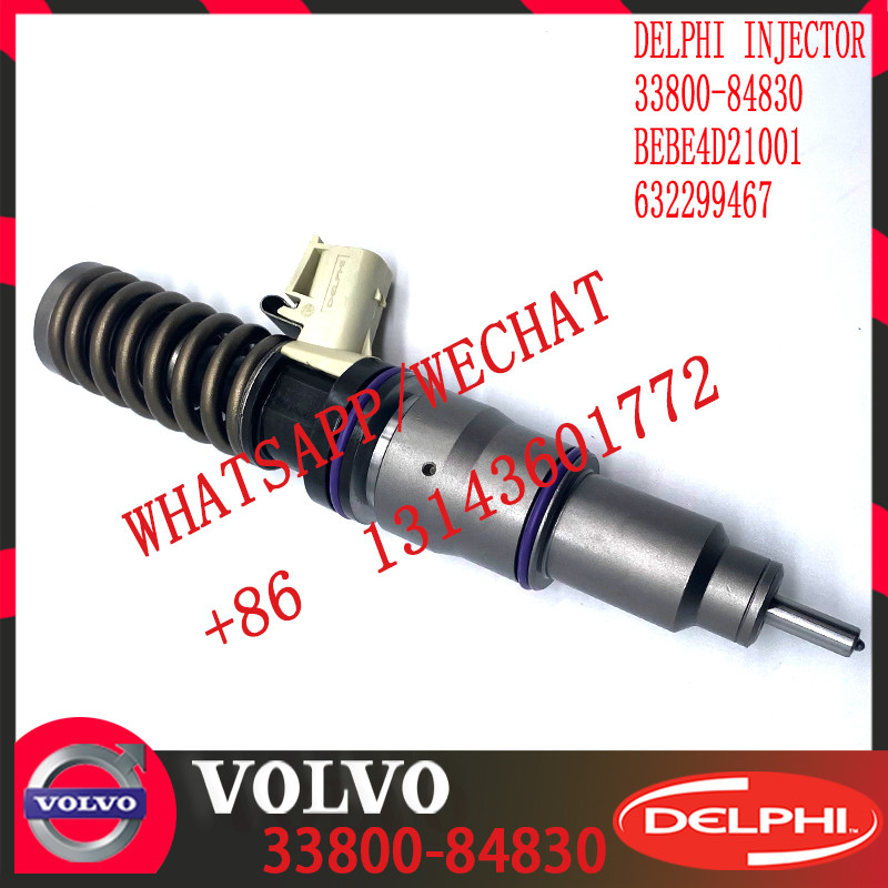 Diesel Engine Fuel injector 63229467 33800-84830 BEBE4D21001 E3.18 for HYUNDAI H ENGINE