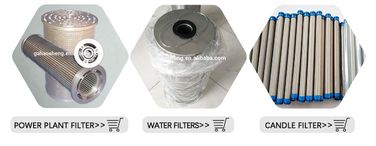 2u Cylindrical Air Compressor Filter Element Nano Flame Retardant