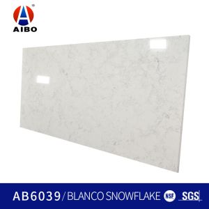  Engineering White Artificial Carrara Quartz Stone Kitchen Countertop Antifouling Manufactures