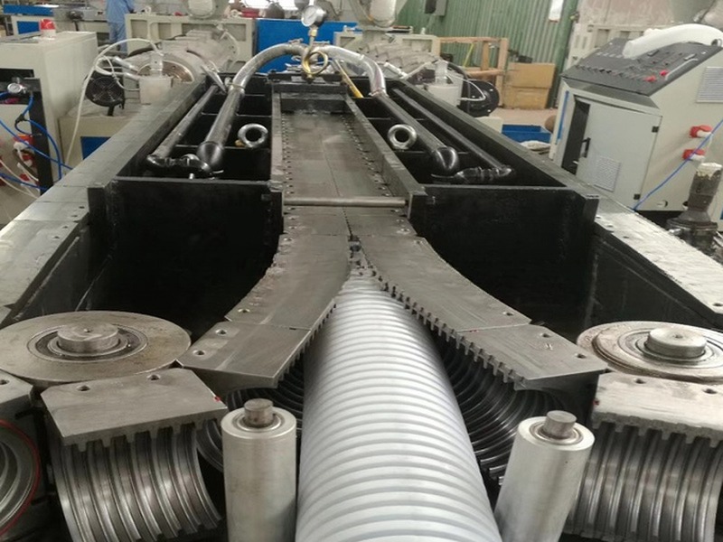 Changyue PE PVC Single Wall Corrugated Pipe Production Line