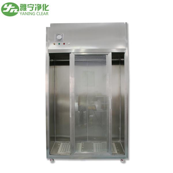 Laminar Flow Wardrobe Clean Room Garment Cabinet With Anti Static Curtain Soft
