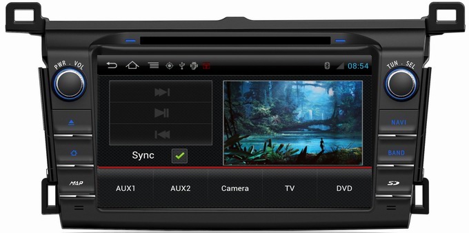 Ouchuangbo 3G Wifi Dual zone Android 4.0 for Toyota RAV4 2013 S150 DVD Radio Bluetooth Audio Player OCB-247C