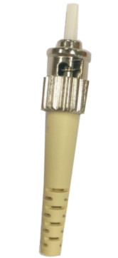 2M ST To ST Multimode Fiber Patch Cable AQUA Color For FTTH