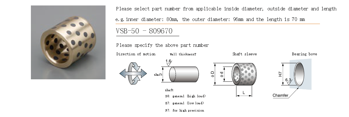 graphite plugged bronze bushings